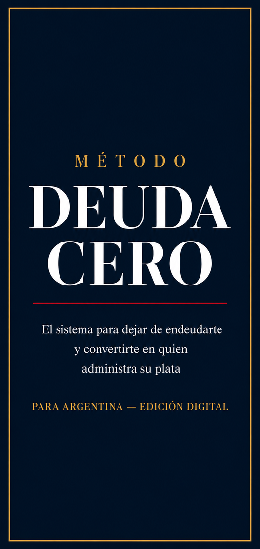 Método Deuda Cero | Ordená tus finanzas y empezá de nuevo